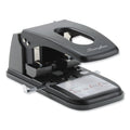 Swingline 100-Sheet High Capacity Two-Hole Punch, Fixed Centers, 9/32" Holes, Black/Gray