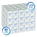 Scott Essential Standard Roll Bathroom Tissue for Business, Septic Safe, 1-Ply, White, 1,210 Sheets/Roll, 80 Rolls/Carton