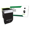 Lexmark 80C0XKG Return Program Extra High-Yield Toner, 8,000 Page-Yield, Black, TAA Compliant