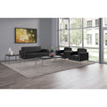 HON Corral Club Chair, 31.5" x 28" x 30.5", Black Seat/Back, Platinum Base