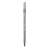 BIC Round Stic Xtra Life Ballpoint Pen Xtra-Value Pack, Stick, Medium 1 mm, Black Ink, Black Barrel, 240/Carton