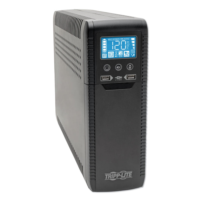 Tripp Lite ECO Series Desktop UPS Systems with USB Monitoring, 10 Outlets, 1,440 VA, 316 J