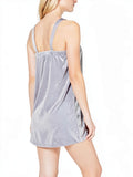 Flora by Flora Nikrooz Velour Chemise Nightgown by Vanessa Jane