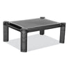 Innovera Large Monitor Stand with Cable Management, 12.99" x 17.1" x 6.6", Black, Supports 22 lbs