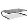 Innovera Metal Monitor Riser, 14.63" x 9.25" x 4", Black, Supports 44 lbs