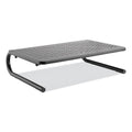 Innovera Metal Monitor Riser, 14.63" x 9.25" x 4", Black, Supports 44 lbs