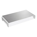 Innovera Slim Aluminum Monitor Riser, 15.75" x 8.25" x 2.5", Silver, Supports 22 lbs