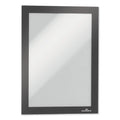 Durable DURAFRAME Magnetic Sign Holder, 5.5 x 8.5, Black Frame, 2/Pack