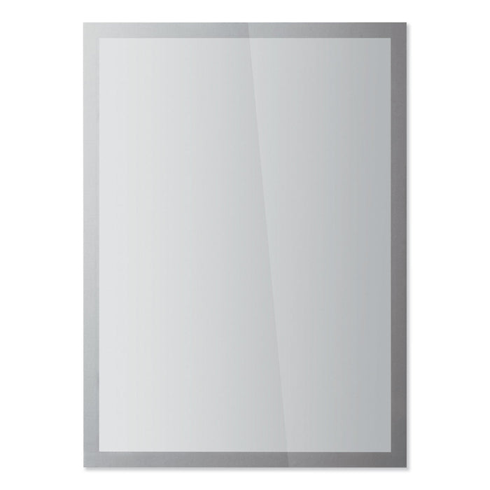 Durable DURAFRAME SUN Sign Holder, 11 x 17, Silver Frame, 2/Pack