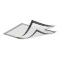 Durable DURAFRAME Magnetic Plus Sign Holder, 8.5 x 11, Silver Frame, 2/Pack