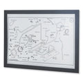 Durable DURAFRAME Magnetic Sign Holder, 5.5 x 8.5, Black Frame, 2/Pack