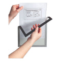Durable DURAFRAME Magnetic Sign Holder, 5.5 x 8.5, Silver Frame, 2/Pack
