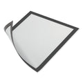 Durable DURAFRAME Magnetic Sign Holder, 5.5 x 8.5, Black Frame, 2/Pack
