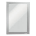 Durable DURAFRAME Magnetic Sign Holder, 5.5 x 8.5, Silver Frame, 2/Pack