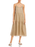 Lafayette 148 New York Hartford Tiered Midi Dress, Size Medium by Vanessa Jane