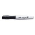 BIC Intensity Low Odor Chisel Tip Dry Erase Marker, Broad Chisel Tip, Black, Dozen