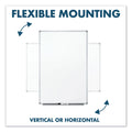 Mead Dry-Erase Board, Melamine Surface, 36 x 24, Silver Aluminum Frame