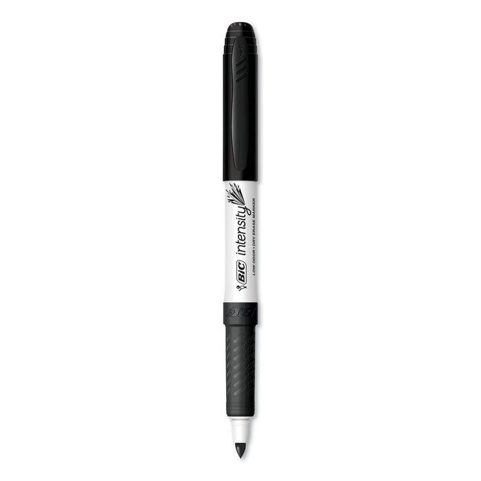 BIC Intensity Low Odor Fine Point Dry Erase Marker Xtra Value Pack, Fine Bullet Tip, Black, 175/Carton