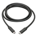 Tripp Lite USB 3.1 Gen 1 (5 Gbps) Cable, USB Type-C (USB-C) to USB Type-C (M/M), 5 A, 6 ft, Black