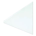 U Brands Floating Glass Dry Erase Board, 48 x 36, White