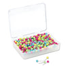 U Brands Map Push Pins, Plastic, Assorted, 0.5", 300/Pack
