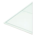 U Brands Floating Glass Dry Erase Undated One Month Calendar, 36 x 24, White