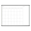 U Brands PINIT Magnetic Dry Erase Undated One Month Calendar, 48 x 36, White