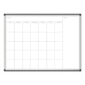U Brands PINIT Magnetic Dry Erase Undated One Month Calendar, 48 x 36, White