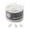 U Brands Standard Push Pins, Plastic, Clear, 0.44", 200/Pack