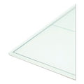 U Brands Floating Glass Dry Erase Undated One Month Calendar, 36 x 36, White