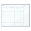 U Brands Magnetic Dry Erase Undated One Month Calendar Board, 20 x 16, White
