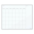 U Brands Magnetic Dry Erase Undated One Month Calendar Board, 20 x 16, White