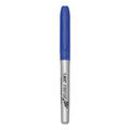 BIC Intensity Fine Tip Permanent Marker, Fine Bullet Tip, Deep Sea Blue, Dozen