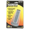 Master Caster Big Foot Doorstop, No Slip Rubber Wedge, 2.25w x 4.75d x 1.25h, Gray