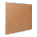 Quartet Classic Series Cork Bulletin Board, 36 x 24, Silver Aluminum Frame