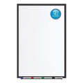 Quartet Classic Porcelain Magnetic Whiteboard, 48 x 36, Black Aluminum Frame
