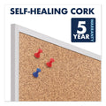 Quartet Classic Series Cork Bulletin Board, 96 x 48, Silver Aluminum Frame