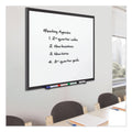 Quartet Classic Porcelain Magnetic Whiteboard, 36 x 24, Black Aluminum Frame