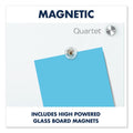 Quartet Infinity Magnetic Glass Marker Board, 36 x 24, White