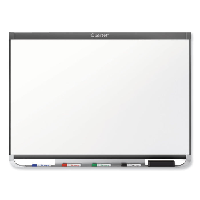 Quartet Prestige 2 DuraMax Magnetic Porcelain Whiteboard, 96 x 48, Mah. Frame