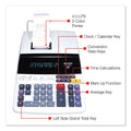 Sharp EL1197PIII Two-Color Printing Desktop Calculator, Black/Red Print, 4.5 Lines/Sec