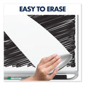 Quartet Prestige 2 DuraMax Magnetic Porcelain Whiteboard, 48 x 36, Mahogany Frame