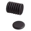 U Brands High Energy Magnets, Circle, Black, 1.25" Diameter, 8/Pack