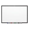 Quartet Classic Series Nano-Clean Dry Erase Board, 48 x 36, Black Aluminum Frame