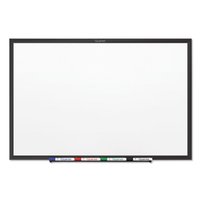 Quartet Classic Series Nano-Clean Dry Erase Board, 48 x 36, Black Aluminum Frame