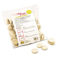 Master Caster Quiet Feet Deluxe Noise Reducers, 1.25" dia, Circular, Beige, 100/Pack
