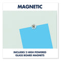 Quartet Element Framed Magnetic Glass Dry-Erase Boards, 74" x 42", Aluminum Frame