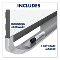 Quartet Prestige 2 Magnetic Total Erase Whiteboard, 72 x 48, Graphite Frame