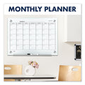 Quartet Infinity Magnetic Glass Calendar Board, 36 x 24