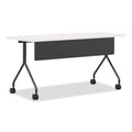 HON Universal Modesty Panel, 38w x 0.13d x 9.63h, Black